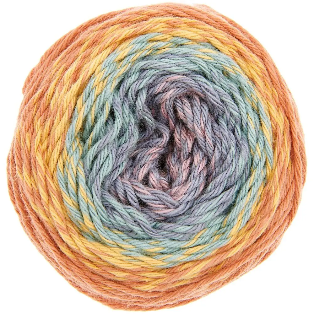 Rico Design Háčkovací příze Ricorumi Spin Spin odstín 019 zemitá duha - 1 ks