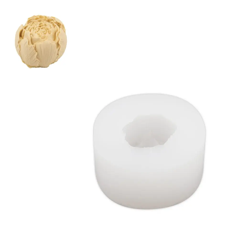 Manumi Silikonová forma na odlévání kreativní hmoty pivoňka 57x35mm - 1 ks