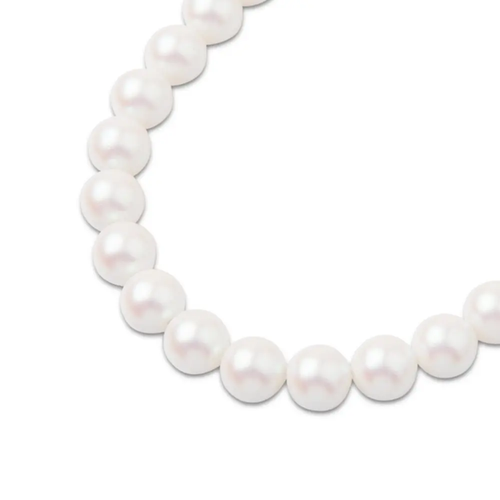 Preciosa kulatá perla MAXIMA 6 mm Pearlescent White - 60 ks