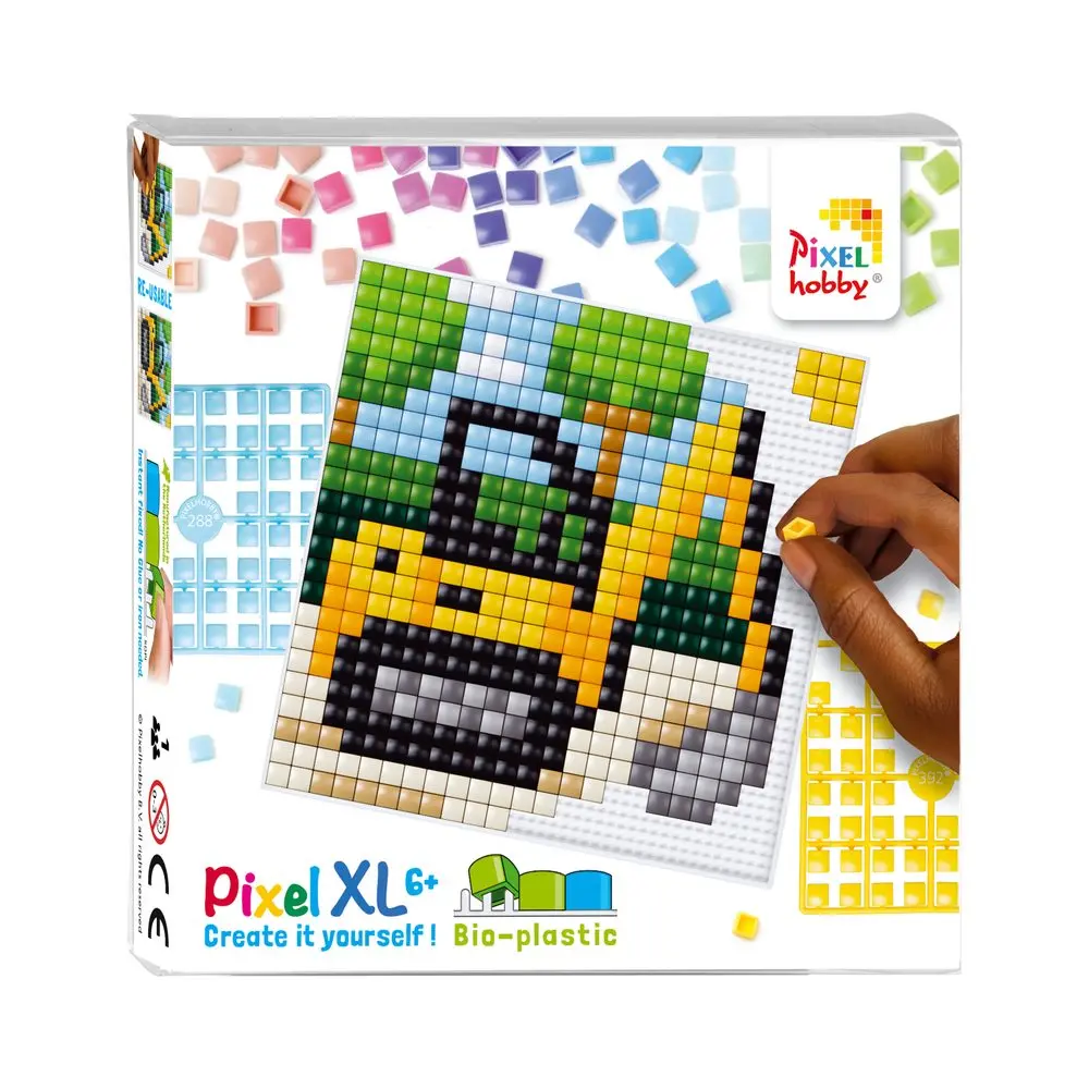 Pixelhobby Sada Pixel XL s velkou podložkou bagr -