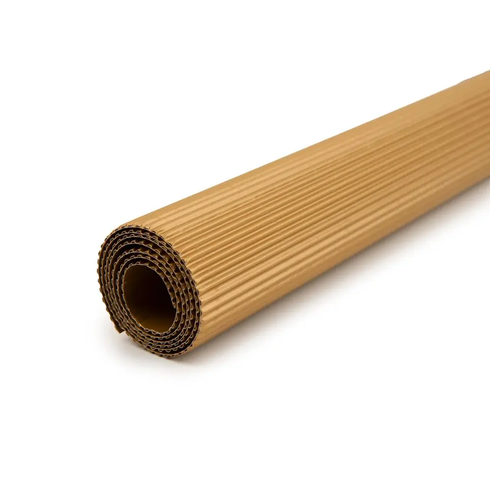 Vlnitá lepenka v roli 50x70cm zlatá -