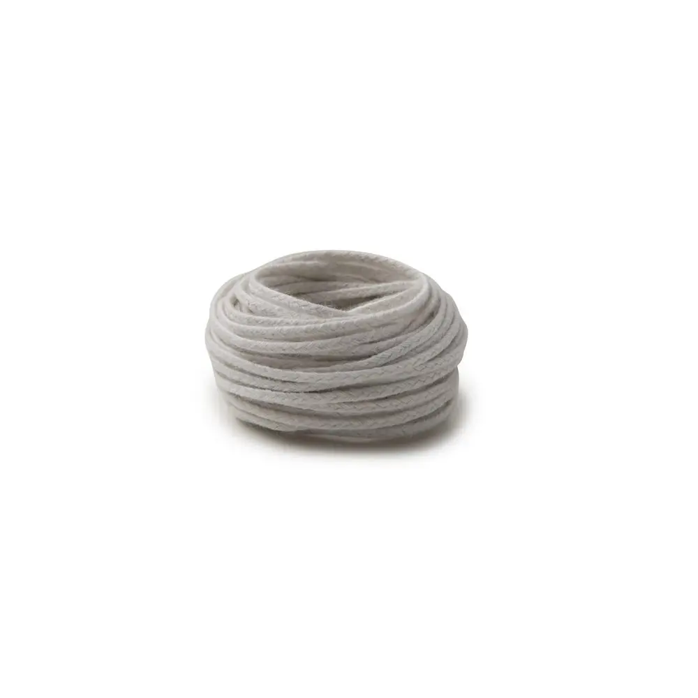 Knot do svíčky z přírodního vosku ø2-3cm plochý splétaný - 5 m - 5 m