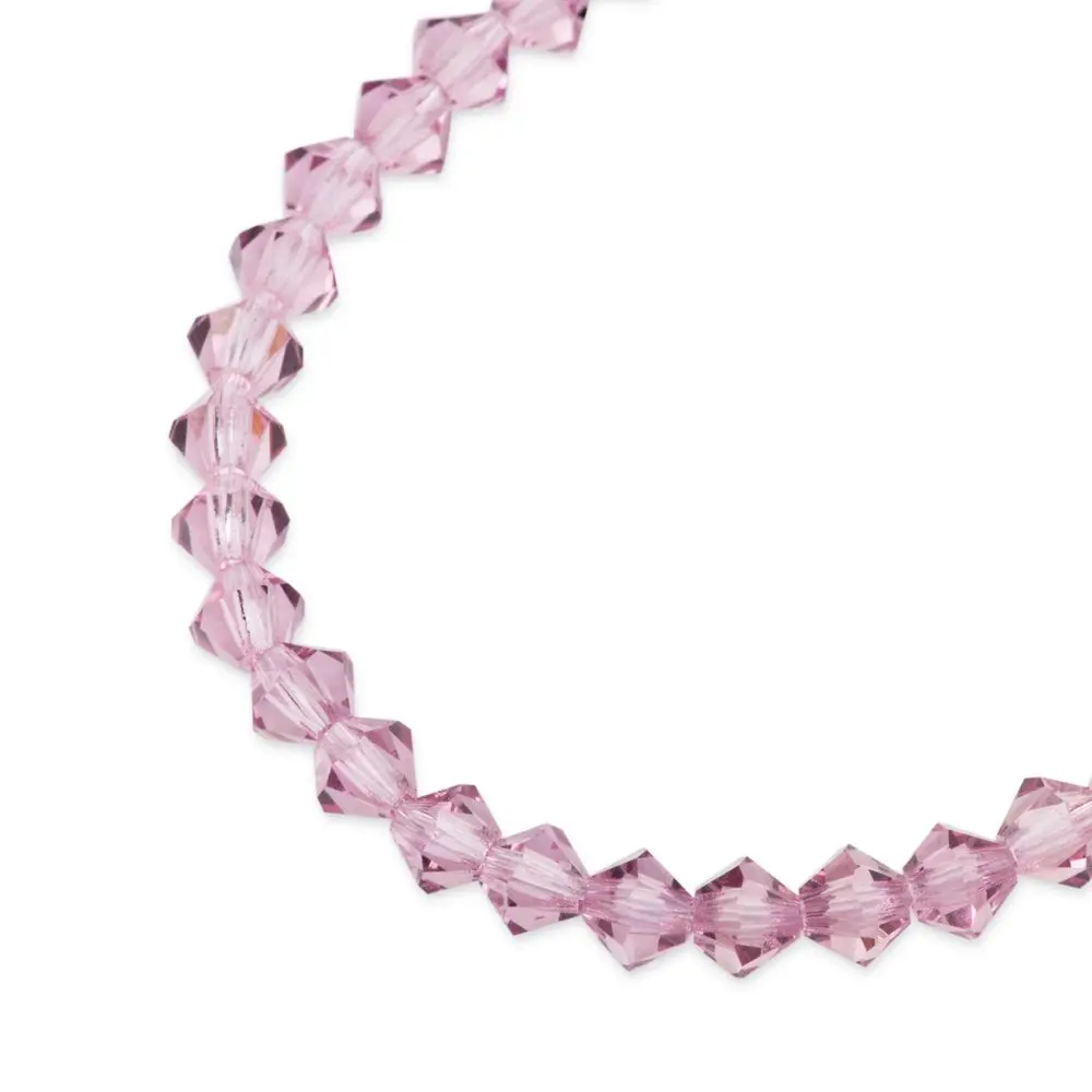 Preciosa MC perle Rondelle 4 mm Light Amethyst - 30 ks