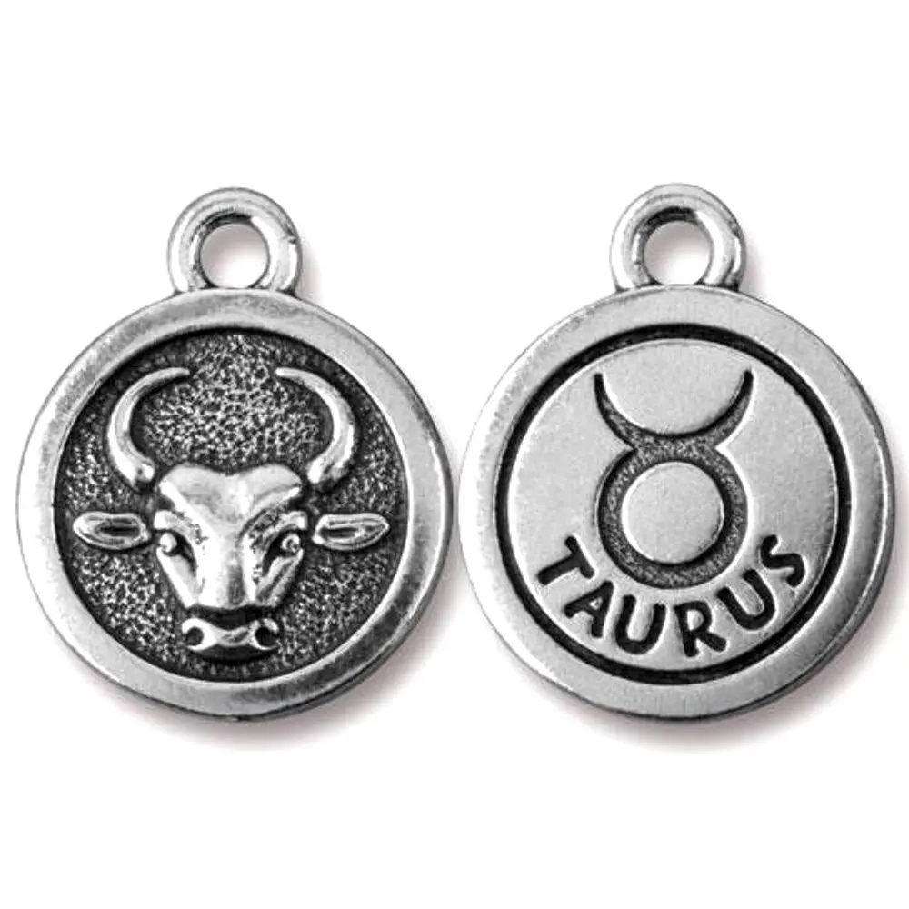 TierraCast přívěsek Taurus Býk starostříbrný - 1 ks