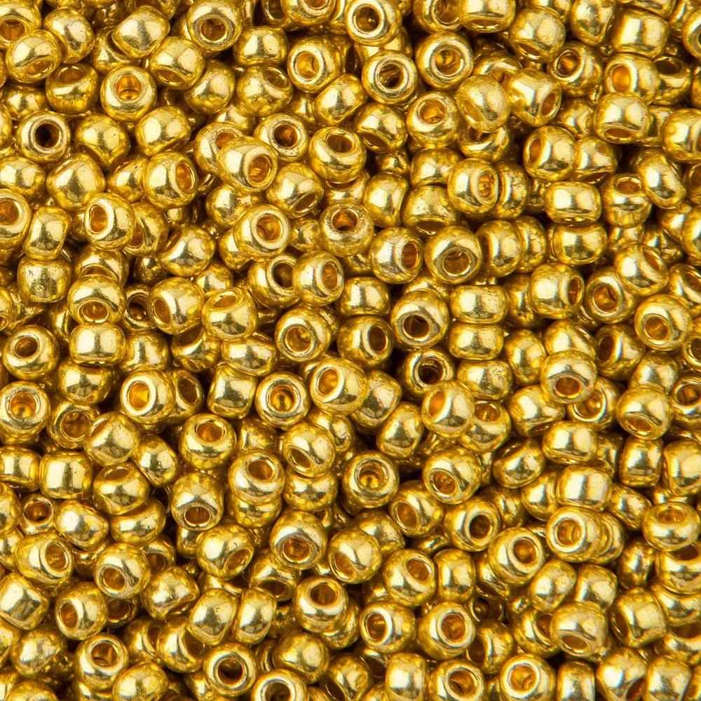 PRECIOSA ORNELA Rokajlové korálky - PRECIOSA rokajl 10/0 Terra Metallic (18586) č. 237 -