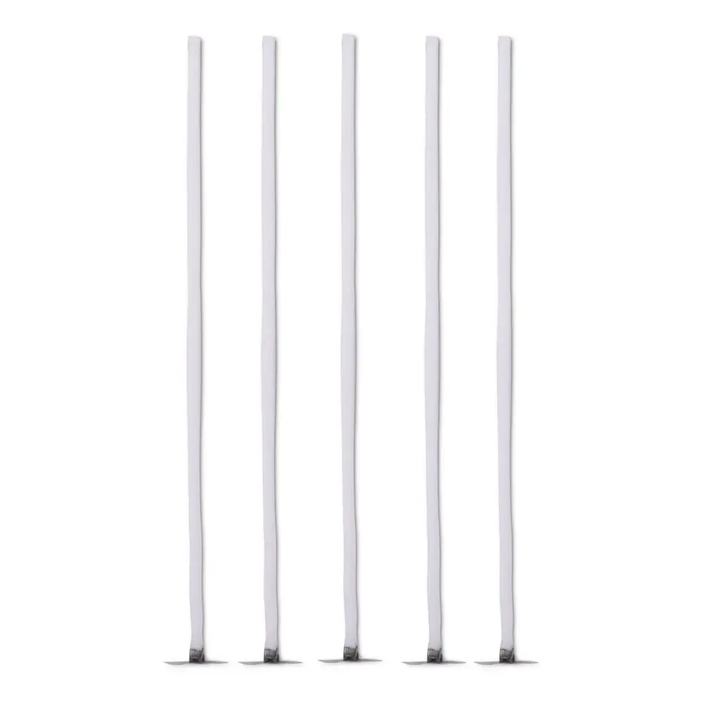 Knoty 15 cm s držákem impregnované pro všechny druhy vosků do svíček ø8-10 cm splétané - 5 ks
