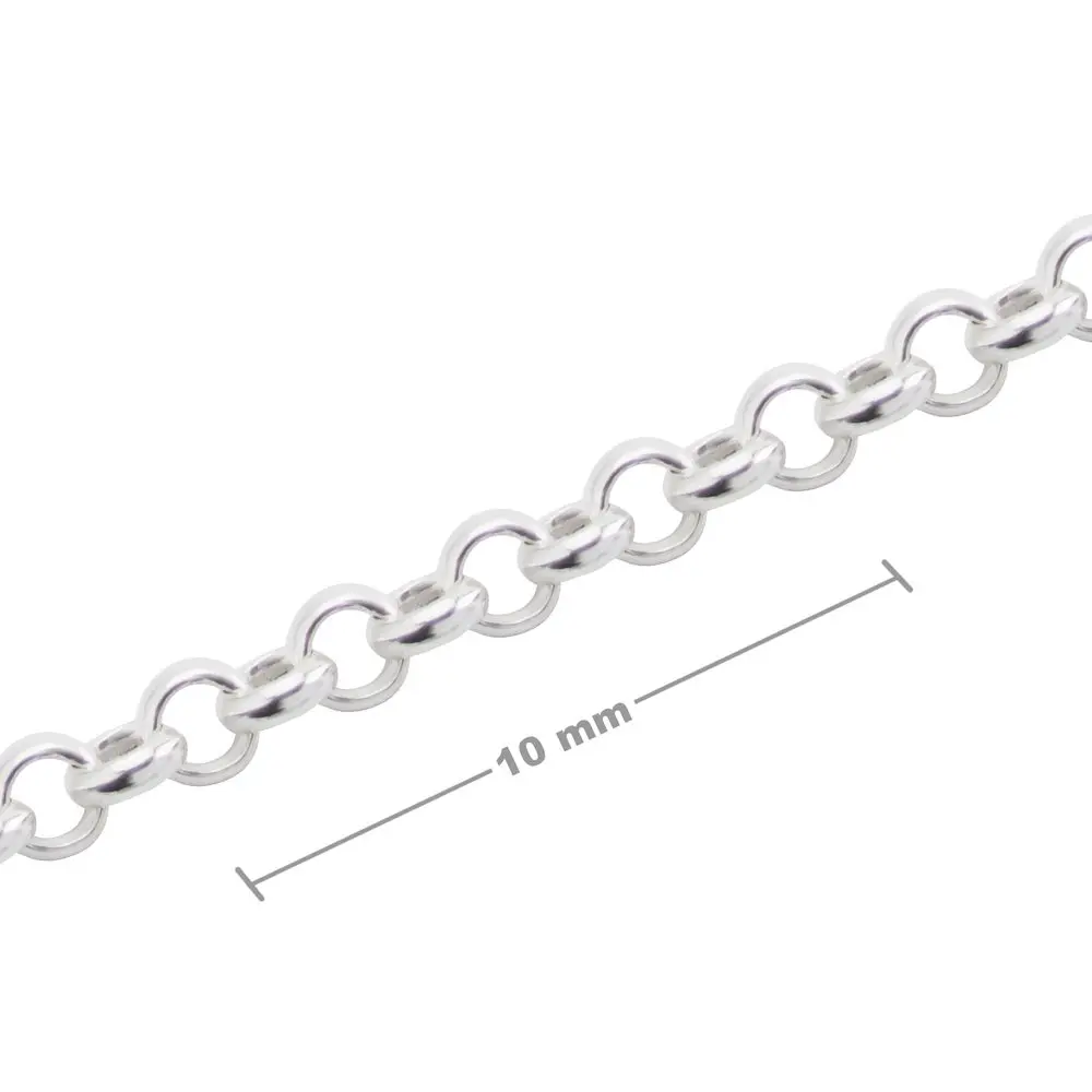 Stříbrný řetízek v metráži rolo 1,7 mm -