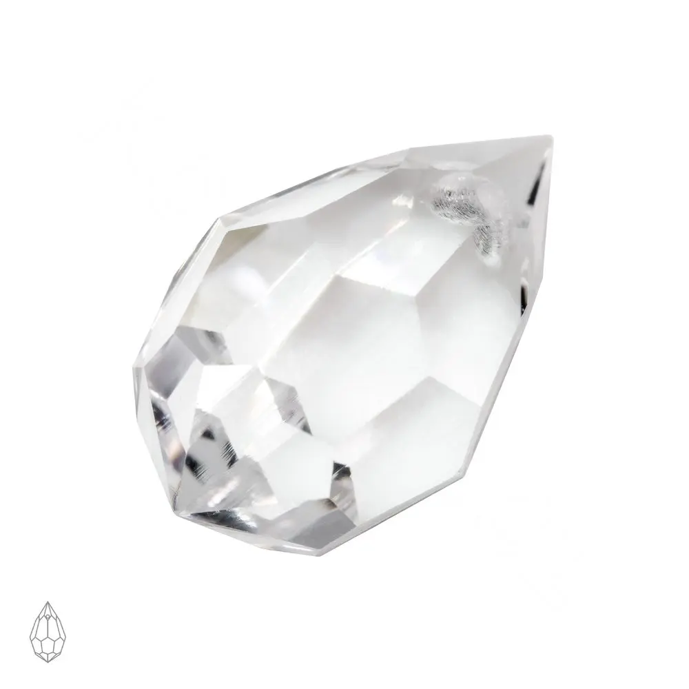 Preciosa MC přívěsek kapka 681 6x10 mm Crystal - 12 ks