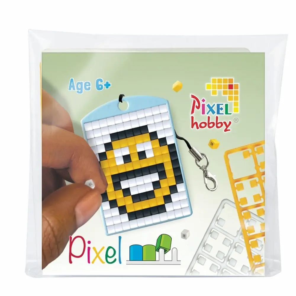 Pixelhobby Pixel klíčenka smajlík - 1 ks