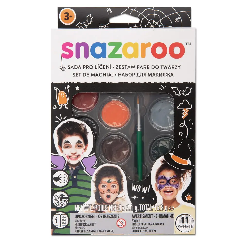 Snazaroo sada barev na obličej Halloween -