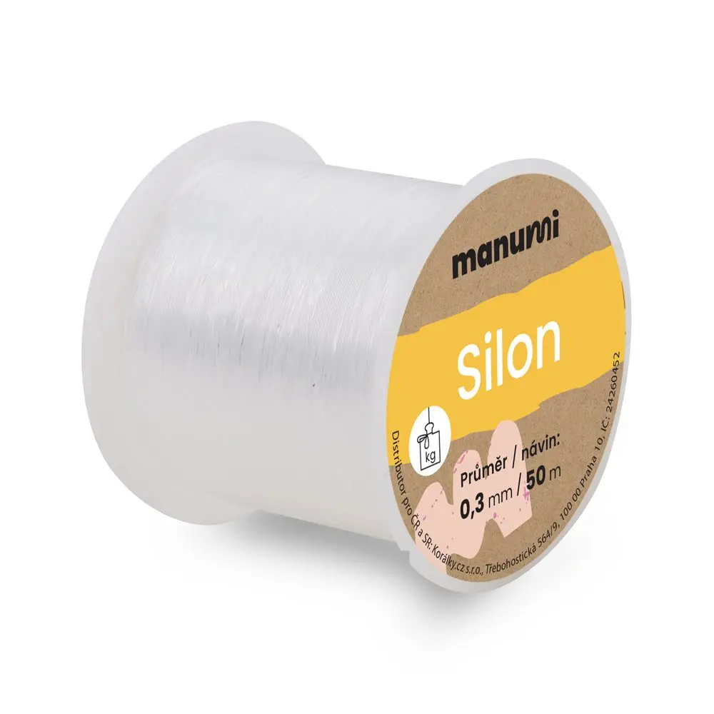 Manumi Vlasec na korálky 0,3 mm/50m - 1 ks