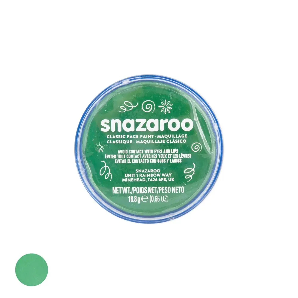Snazaroo barva na obličej zelená 18ml - 1 ks