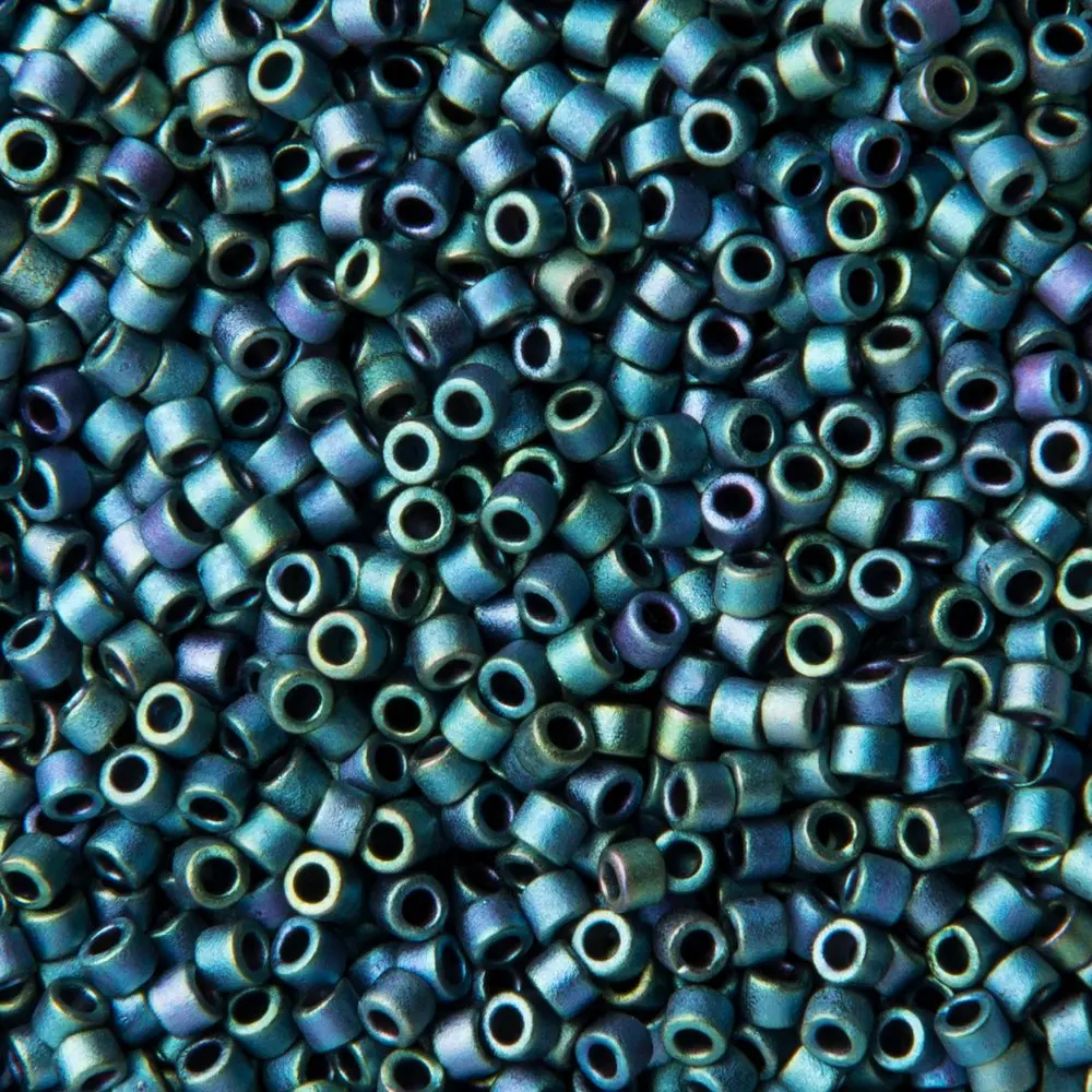 Miyuki Rokajlové korálky - Miyuki Delica 11/0 (DB-1052) Matte Metallic Blue -