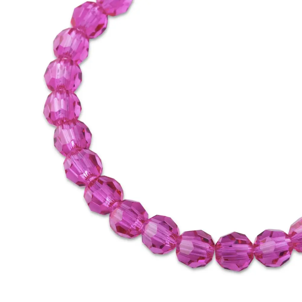 Preciosa MC perle kulatá 6 mm Fuchsia - 30 ks