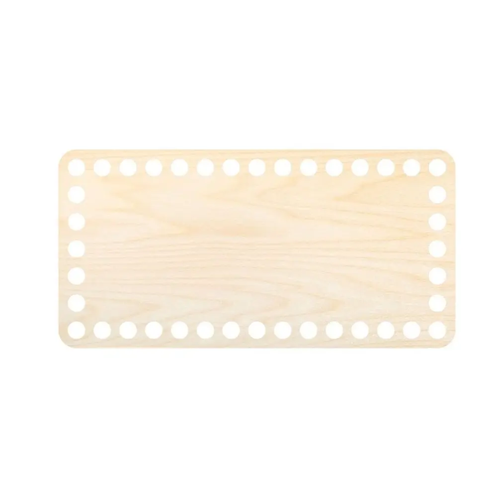 Dno na háčkovaný košík obdélník 30x15cm - 3 ks