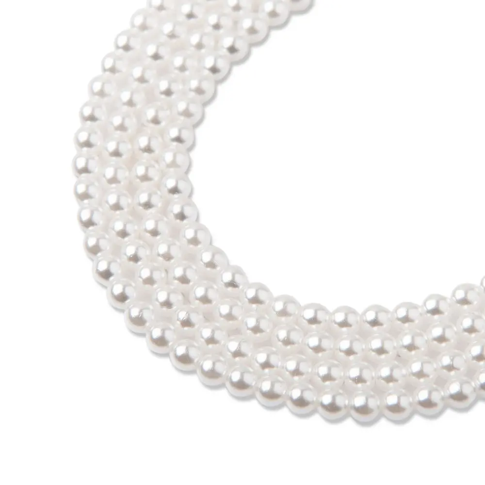Manumi české voskové perle 3 mm bílé - 60 ks