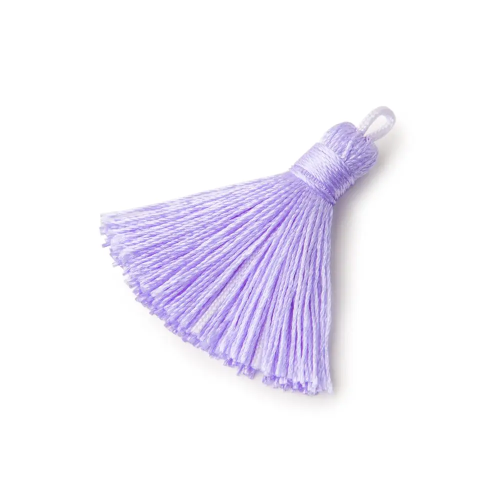 Bižuterní střapec 3,5cm fialový - 10 ks