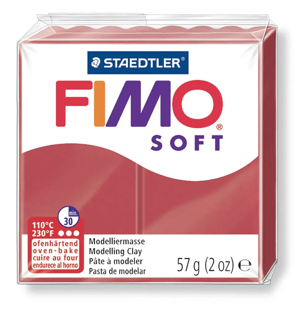Staedtler FIMO Soft 57g (8020-26) třešnově červená - 3 ks