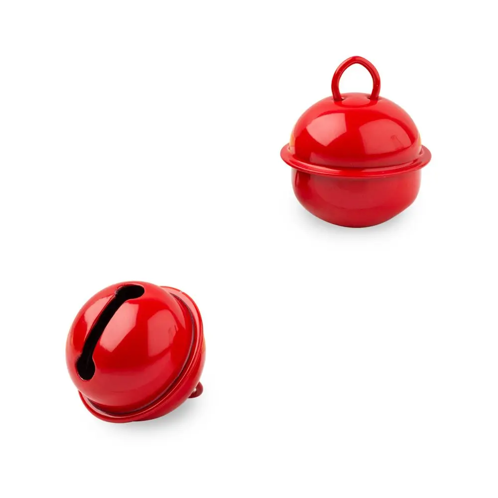 Bižuterní rolnička 24x22 mm Cherry Red - 2 ks
