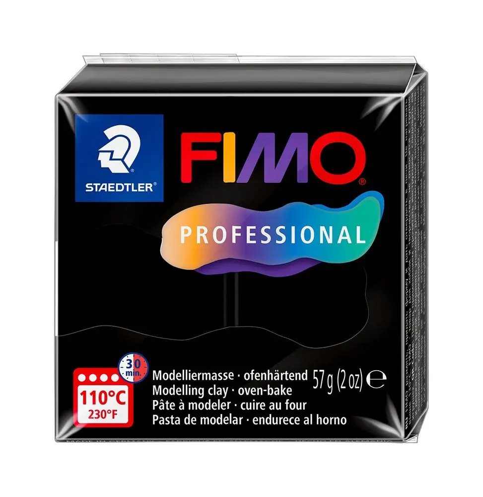 Staedtler FIMO professional 57g ČERNÁ