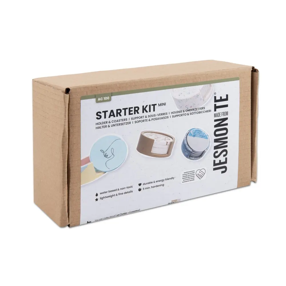 JESMONITE startovací sada AC100 4 podtácky se stojanem -
