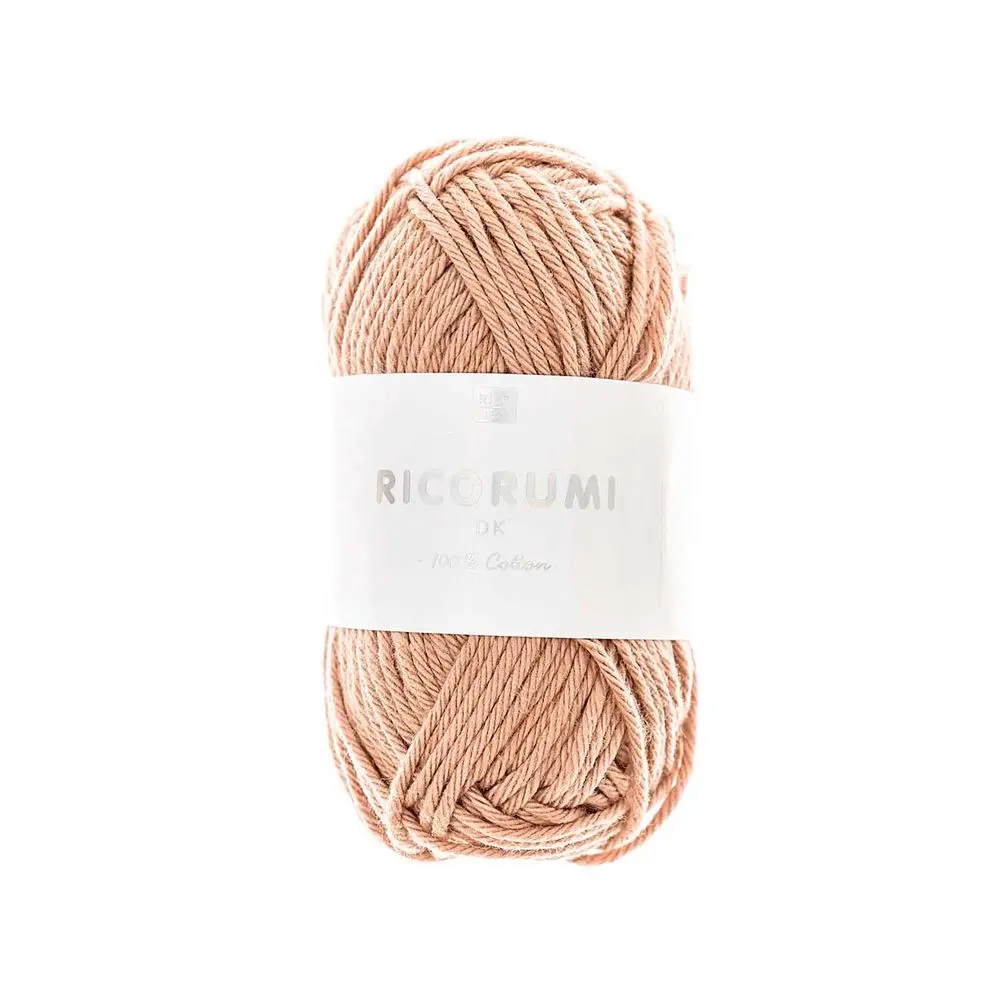Rico Design Bavlněná háčkovací příze Ricorumi dk odstín 066 jíl - 1 ks