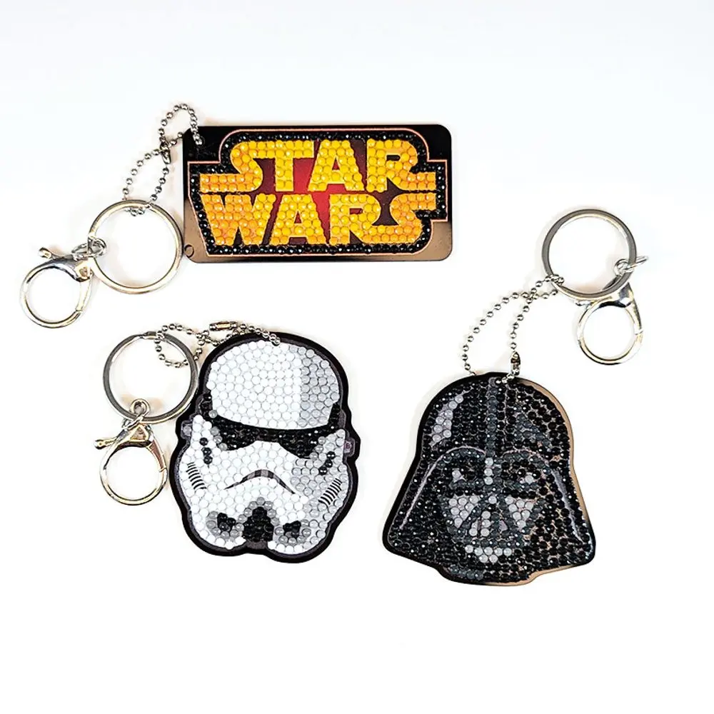 Diamantové malování sada klíčenek Star Wars 2 ks - 1 sada