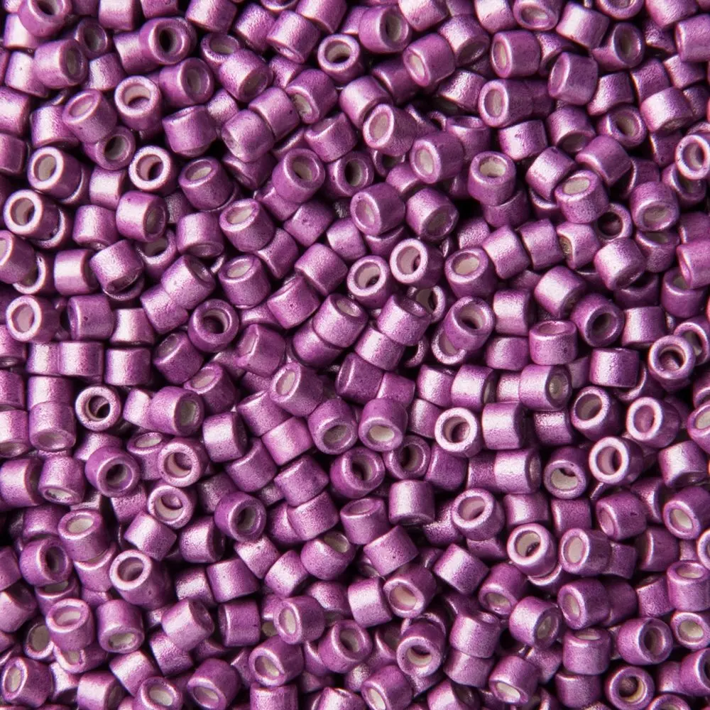 Miyuki Rokajlové korálky - Miyuki Delica 11/0 (DB-1173) Galvanized Matte Magenta -
