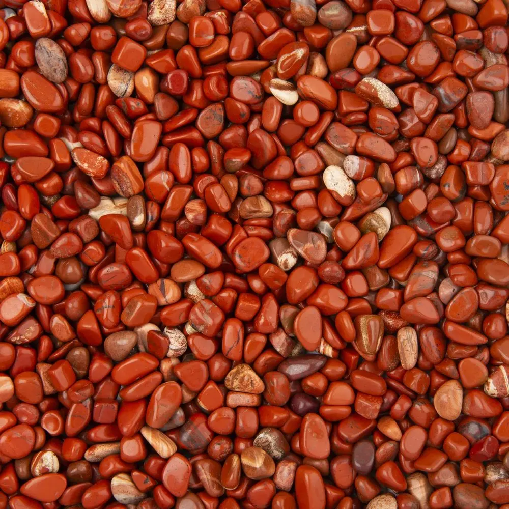 Tromlovaný minerál Červený jaspis 8-12 mm 100 g - 1 balení