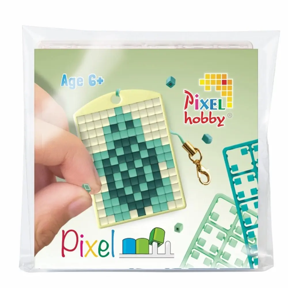 Pixelhobby Pixel klíčenka želva - 3 ks