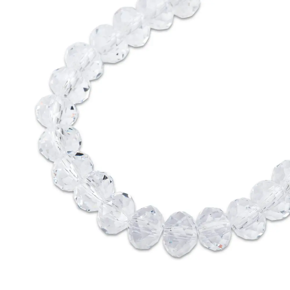 Preciosa MC perle Bellatrix 4x6 mm Crystal - 18 ks