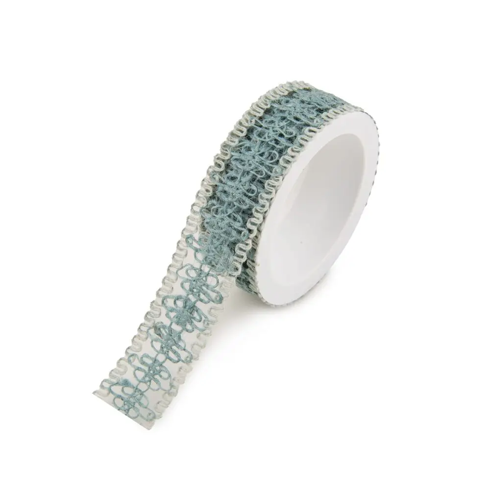 Dárková stuha režná tyrkysová 30mm/2m -