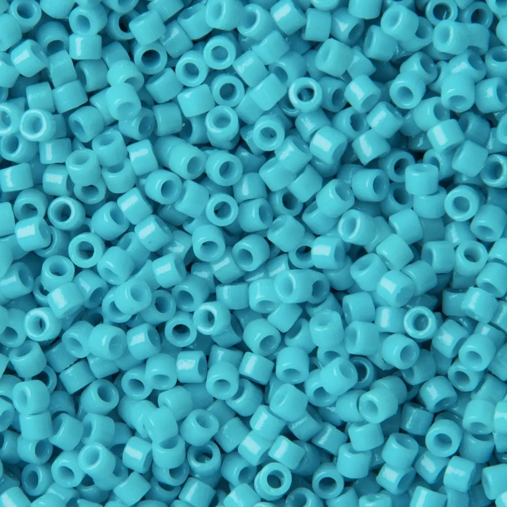 Miyuki Rokajlové korálky - Miyuki Delica 11/0 (DB-2130-50) Duracoat Opq Underwater Blue - 15 g