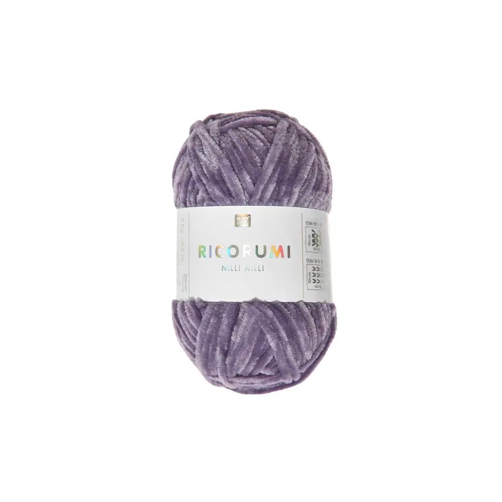 Rico Design Žinylková příze Ricorumi Nilli Nilli odstín 012 fialová - 1 ks