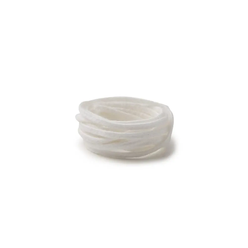 Knot do svíčky z palmového vosku ø2-3,5cm plochý splétaný - 30 m