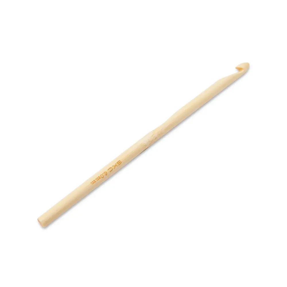 Háček na háčkování bambusový 6 mm -