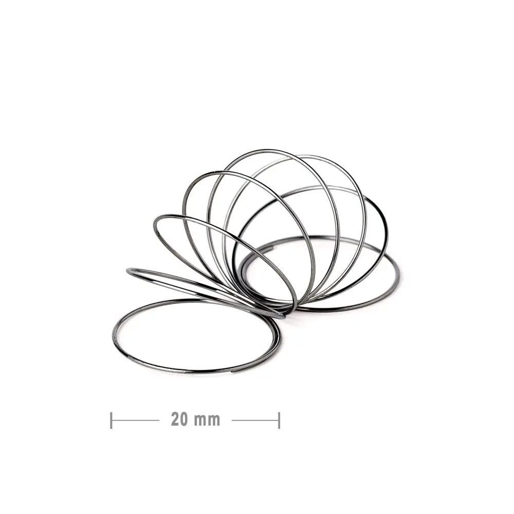 Beadalon Paměťový drát z nerezové oceli 20 mm/10 závitů - 5 balení