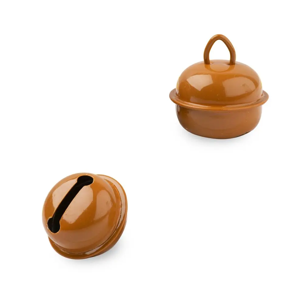 Bižuterní rolnička 24x22 mm Coffee Brown -