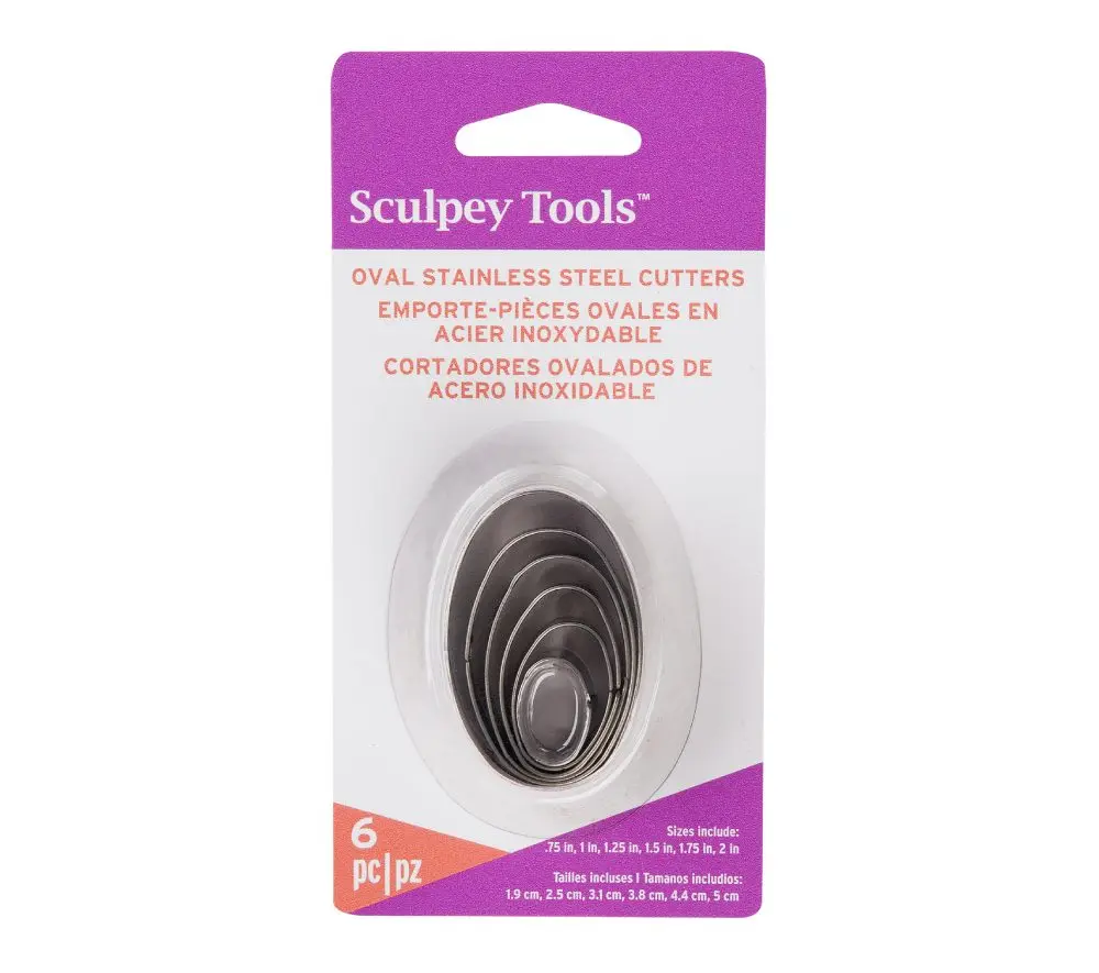 Sculpey sada vykrajovátek oválky -
