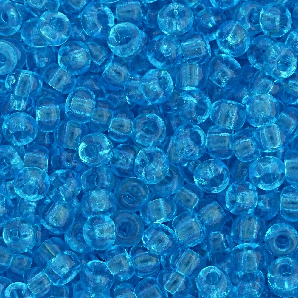 PRECIOSA ORNELA Rokajlové korálky - PRECIOSA rokajl 8/0 transparentní (60030) č. 52 - 20 g
