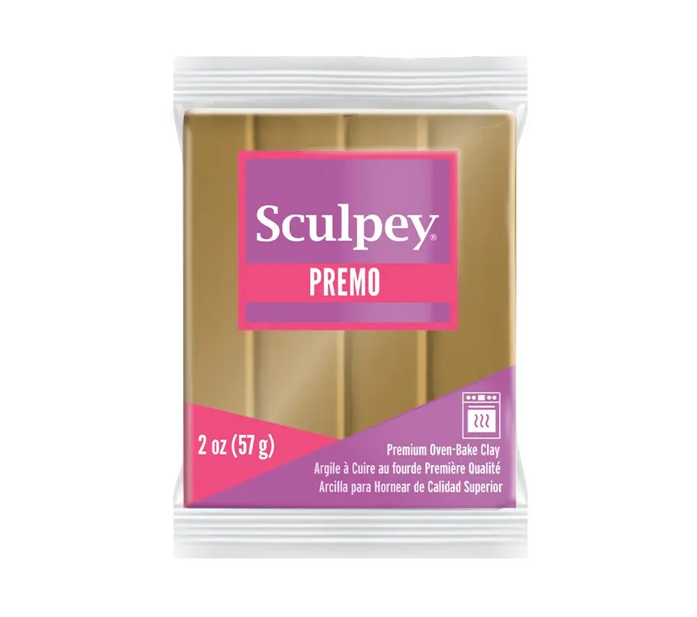 Sculpey PREMO Antique Gold starozlatá - 1 ks