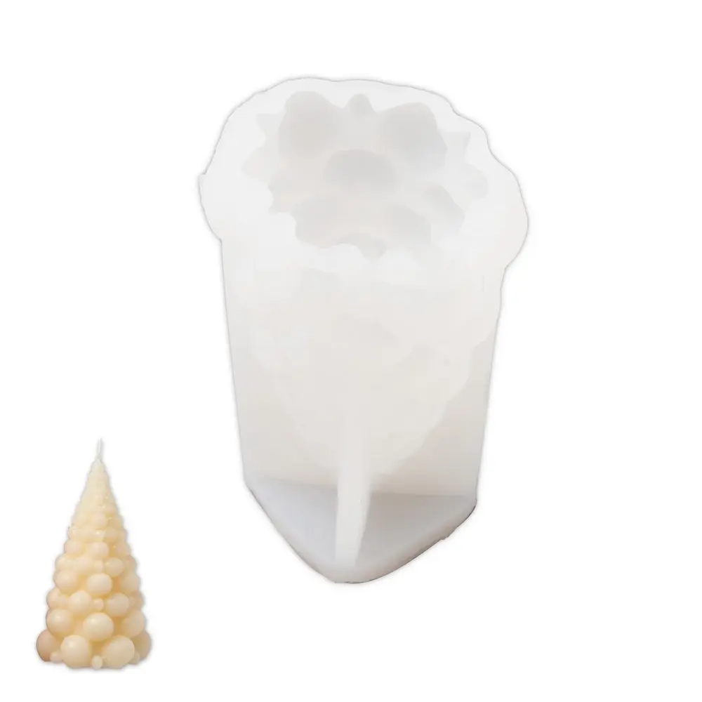 Manumi Silikonová forma na svíčku ve tvaru vánočního stromku 65x130mm -
