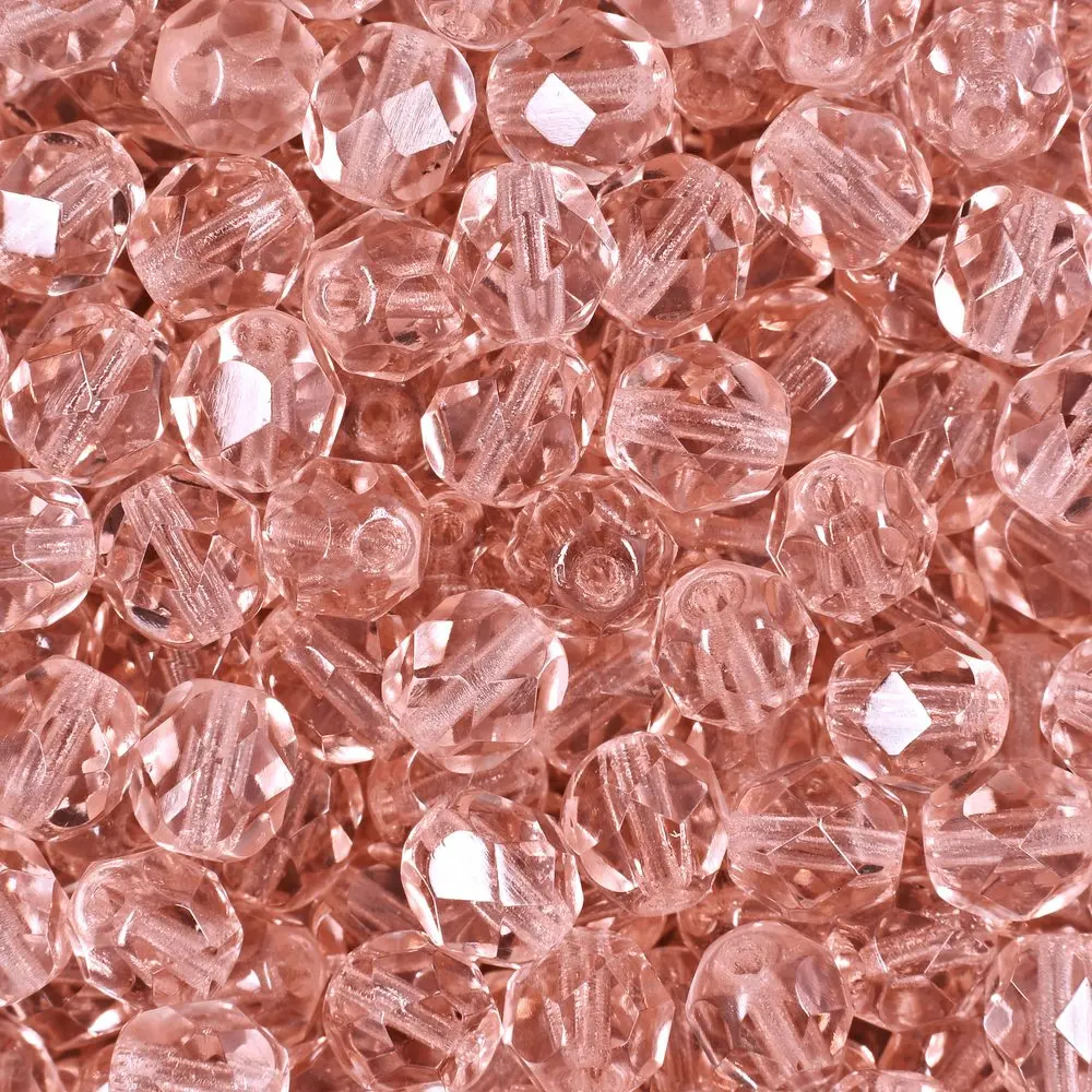 Manumi české broušené korálky 6 mm Rosaline - 150 ks