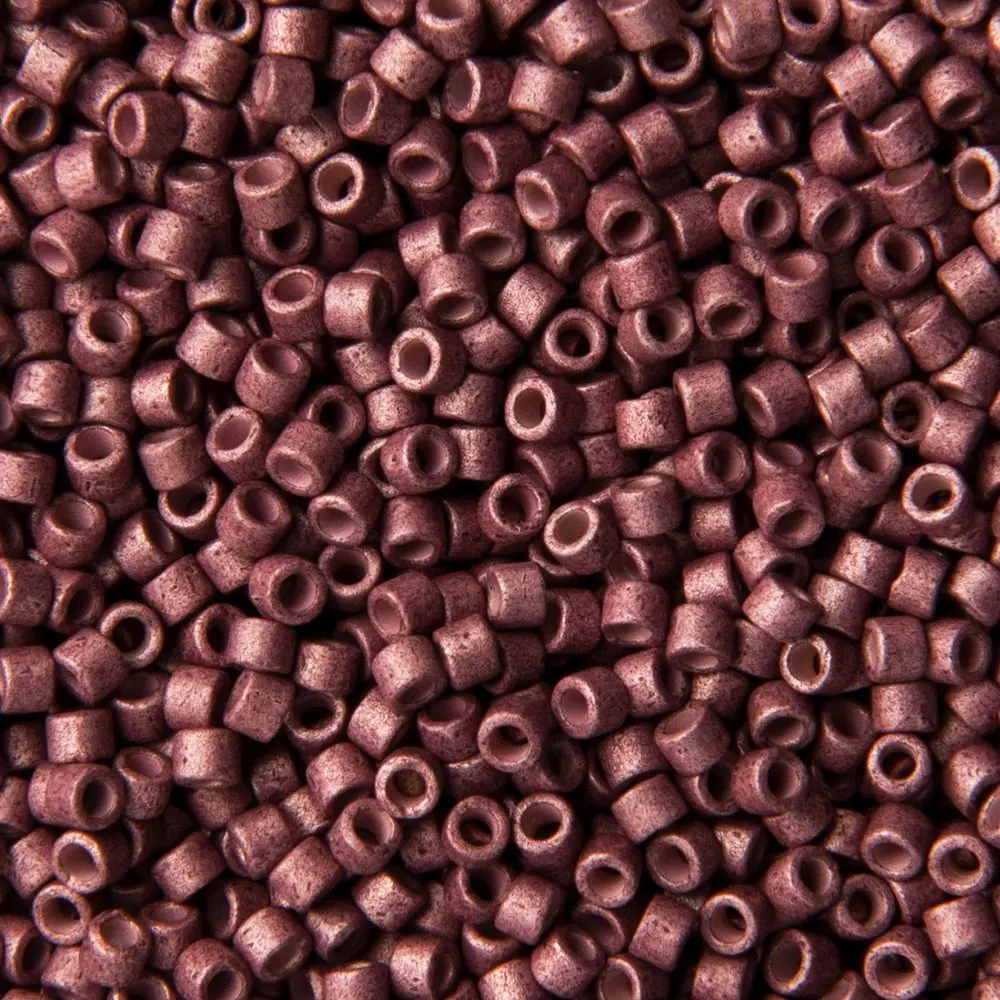 Miyuki Rokajlové korálky - Miyuki Delica 11/0 (DB-1167) Galvanized Matte Berry -