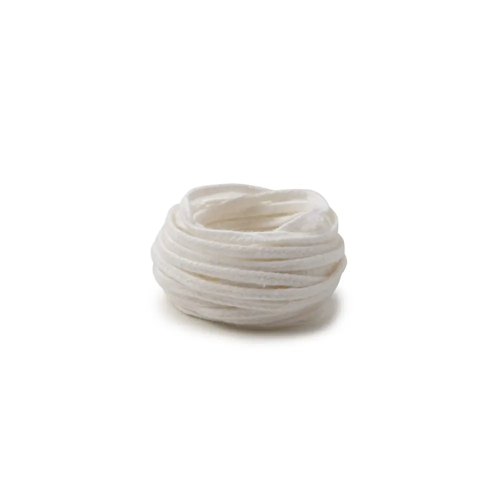 Knot do svíčky z parafínu ø2-3cm plochý splétaný - 6 m