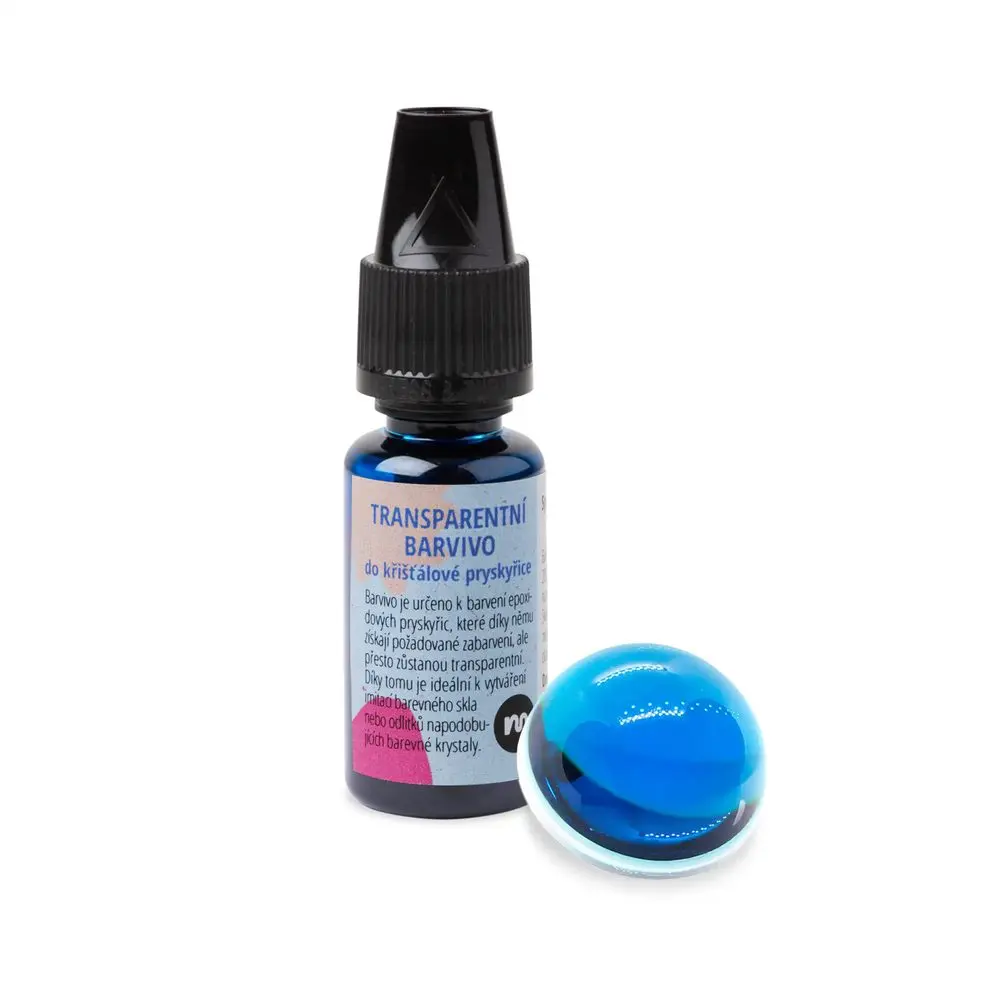 Manumi Transparentní NANO barvivo do křišťálové pryskyřice světle modré 5ml - 1 ks
