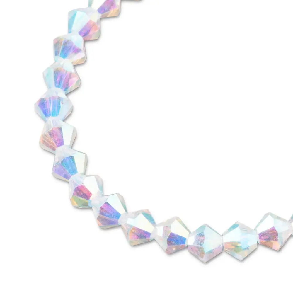 Preciosa MC perle Rondelle 6 mm Crystal AB 2× -