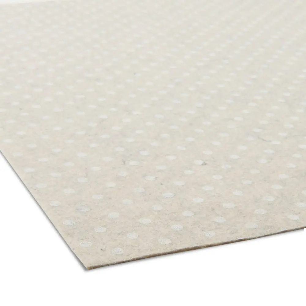 Filc / plsť puntíkatý motiv 1mm béžový - 1 ks