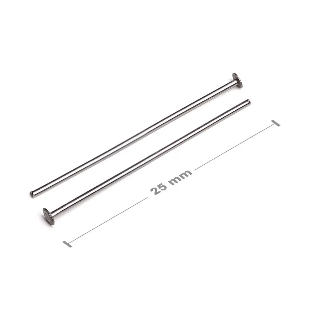 Ketlovací nýtové jehly z chirurgické oceli 316L 25 mm - 200 ks
