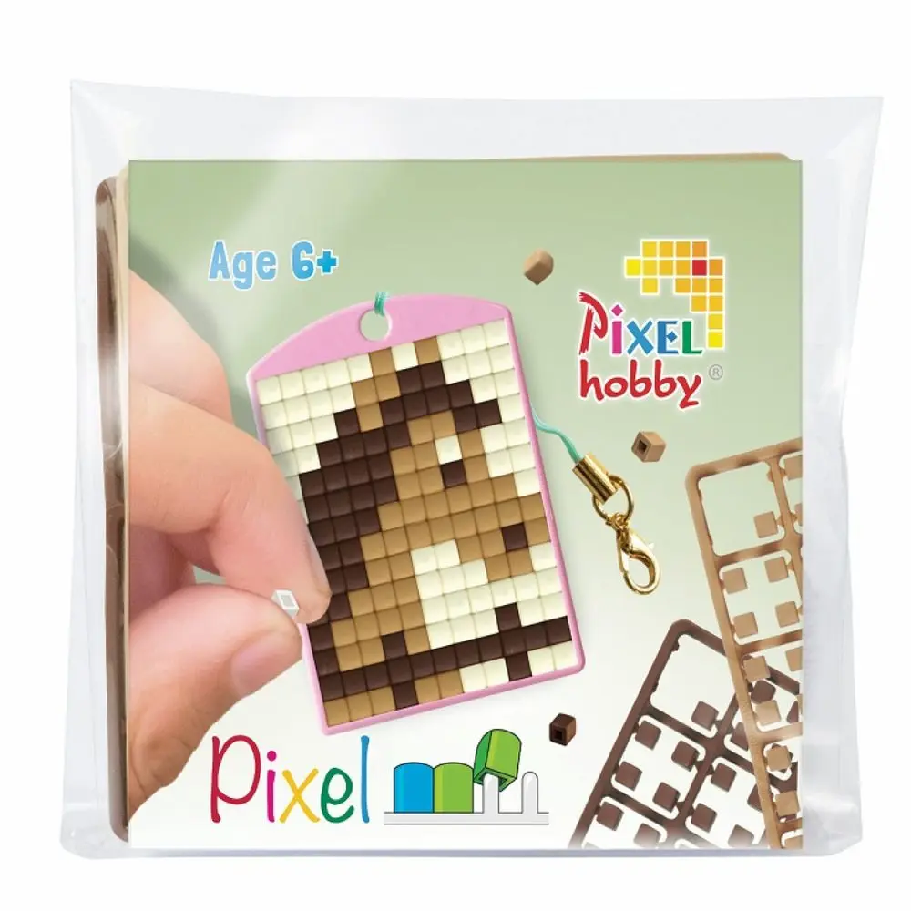 Pixelhobby Pixel klíčenka kůň nebo ježek - 1 ks